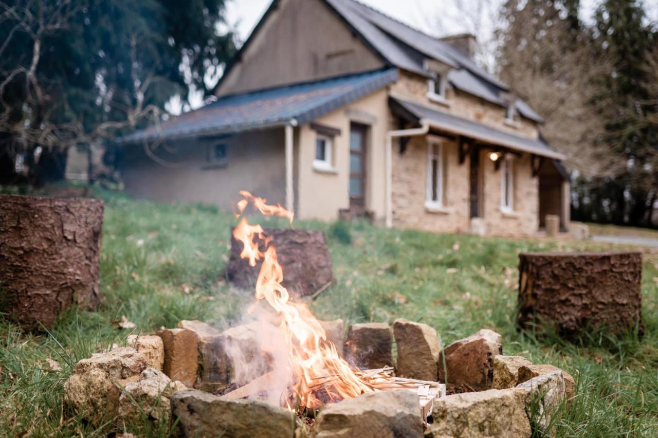 Cottage Breton - Gite De Charme En Centre Finistere Plonévez-du-Faou 外观 照片