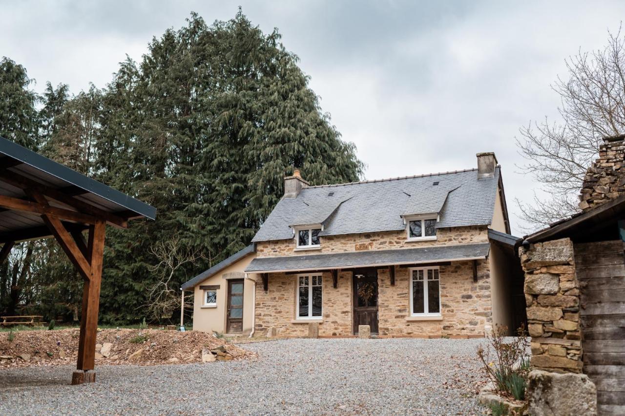 Cottage Breton - Gite De Charme En Centre Finistere Plonévez-du-Faou 外观 照片