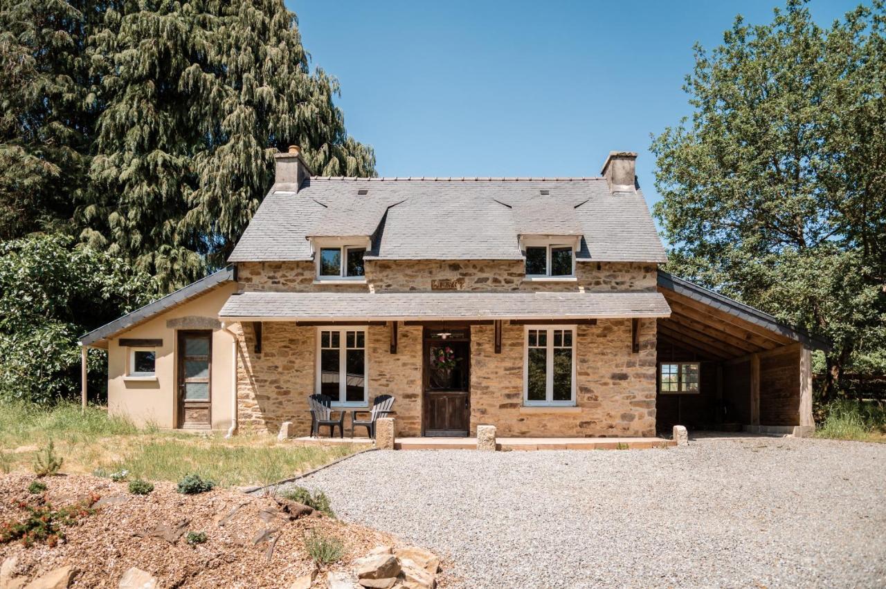 Cottage Breton - Gite De Charme En Centre Finistere Plonévez-du-Faou 外观 照片
